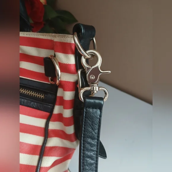 Rebecca Minkoff Striped Diamond Tote Bag - Picture 4 of 8